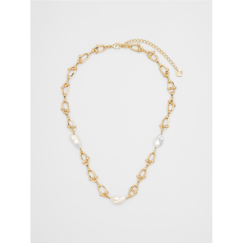 bananarepublic Pearl Chain Necklace