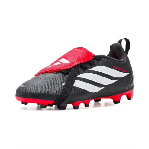 adidas Kids Predator Club Fold-Over Tongue Elastic Laces Firm Ground Soccer Cleats (Little Kid/Big Kid)