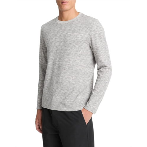 Vince Space Dye Long Sleeve Crew