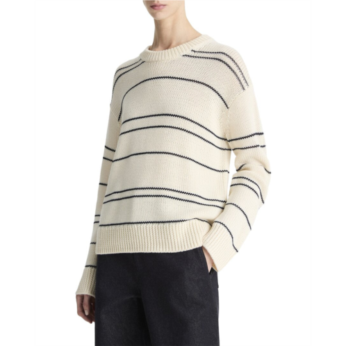 Vince stripe crewneck top