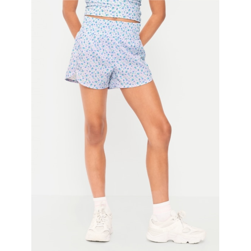 OldNavy High-Waisted Dolphin-Hem Run Shorts for Girls