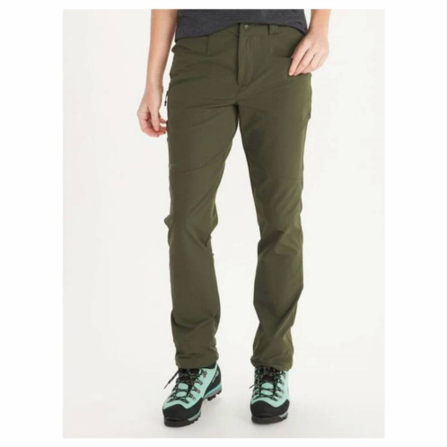 MARMOT scree softshell trousers in olive