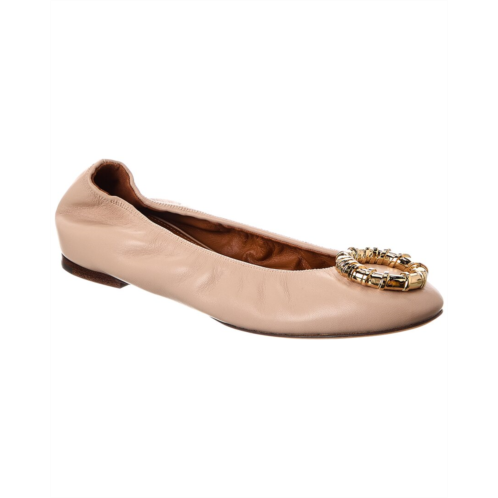 LANVIN avec melodie leather ballerina flat