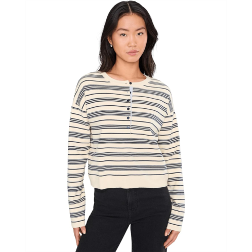 Womens 525 america Vivienne Stripe Drop Shoulder Henley