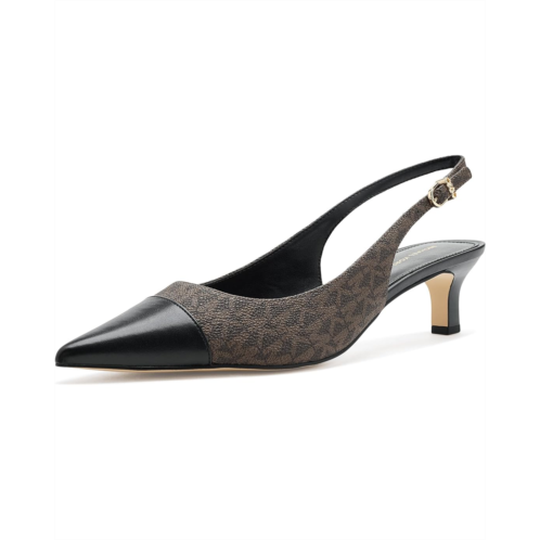Womens Michael Michael Kors Amara Toe Cap Sling Pumps