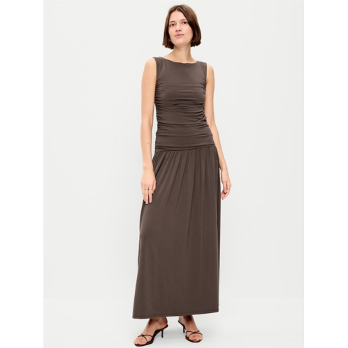 OldNavy Fit & Flare Drop-Waist Maxi Dress