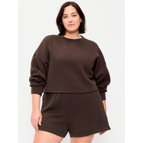 OldNavy Bounce Fleece Crew-Neck Cropped Sweatshirt