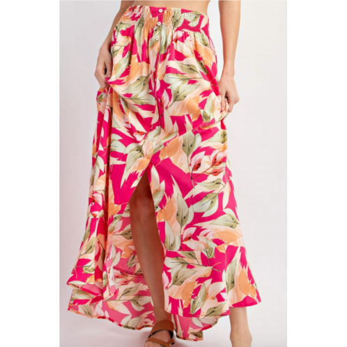 Ee:some fancy friday maxi skirt in pink
