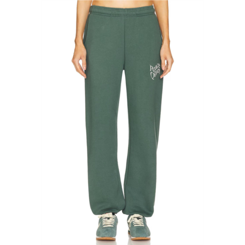 Museum of Peace & Quiet warped drawstring sweatpants in green
