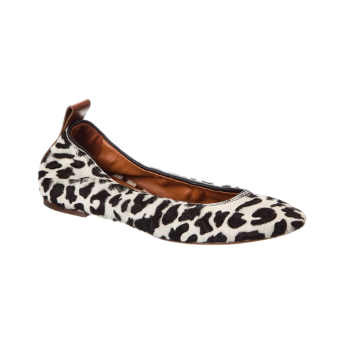 LANVIN avec haircalf ballerina flat