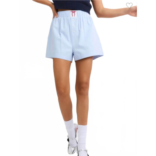 LE LIS bow boxer shorts in blue