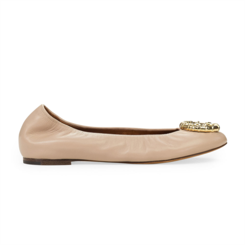 Lanvin beige ballerina avec melodie bijoux flats