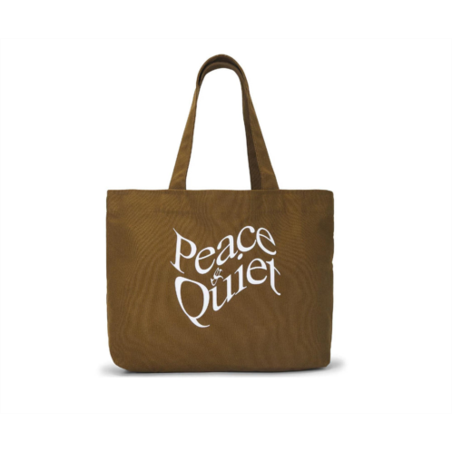 Museum of Peace & Quiet womens distressed tote bag in brown