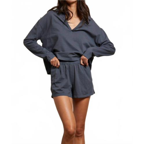 Perfectwhitetee womens liz tenessee jersey pull on short in night