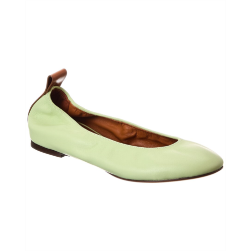 LANVIN leather ballerina flat