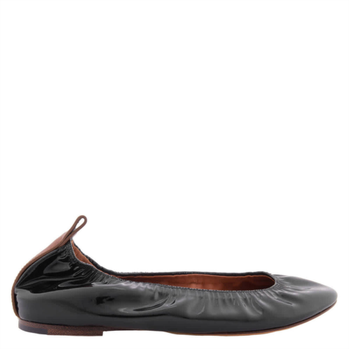 Lanvin patent leather ballerina flats