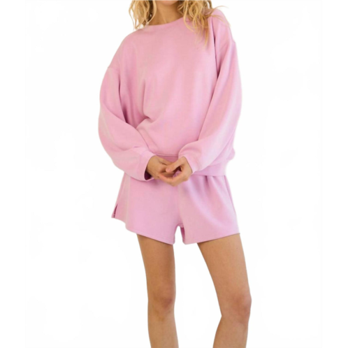 The GREii faith sweatshirt in lilac