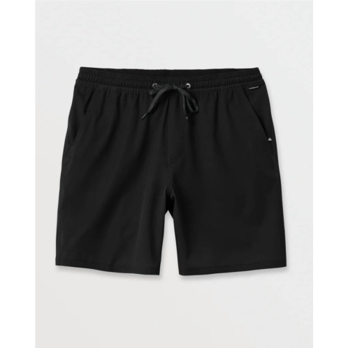 Quiksilver mens taxer amphibian hybrid shorts in black