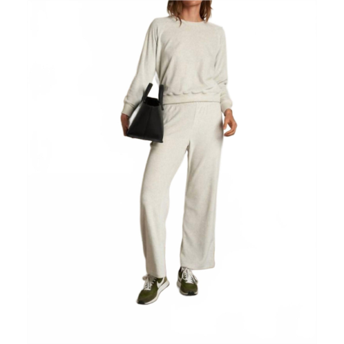 Perfectwhitetee stella shrunken sweatshirt top in oatmeal