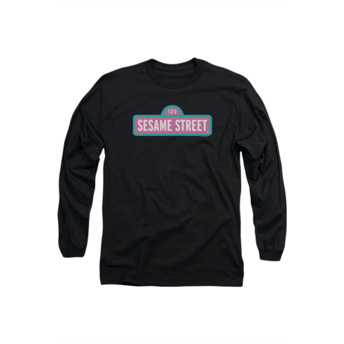 Gildan sesame street alt logo long sleeve adult tee / t-shirt