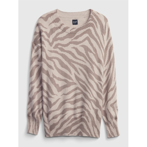Gap Print Tunic Sweater