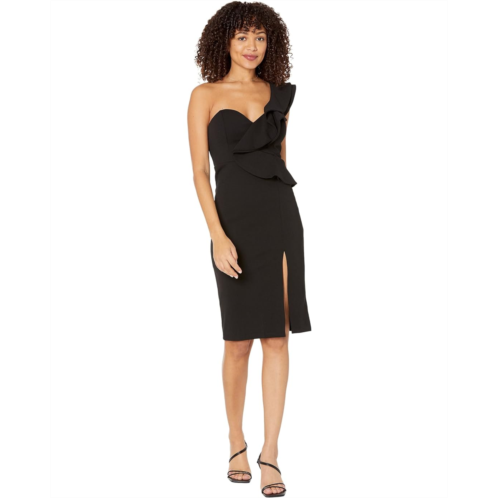 Bebe Ruffle Sleeve Midi Dress