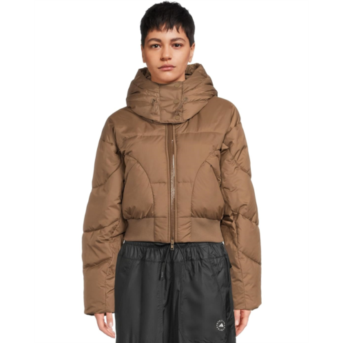 Womens adidas by Stella McCartney Cropped Padded Winter Jacket JM3652