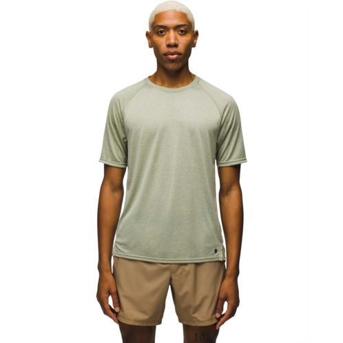 Mens Prana Natural Flow Short Sleeve Crew Standard Fit