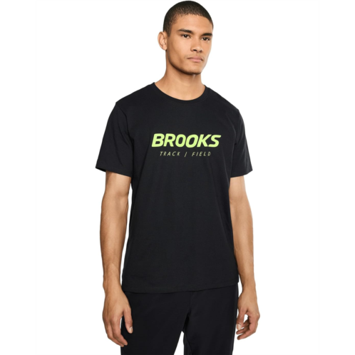 Mens Brooks Graphic Shorts Sleeve