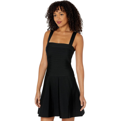 Bebe Bandage Drop Waist A-Line Dress