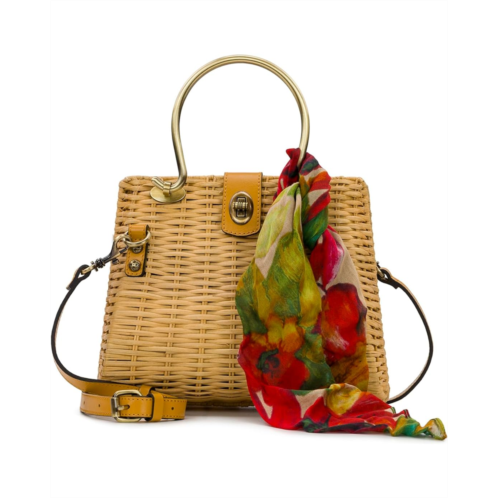 Patricia Nash Rodia Top Handle W/ Spring Mlt Scarf