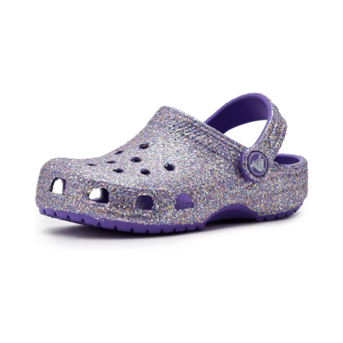 Crocs Kids Classic Glitter Clogs (Toddler)