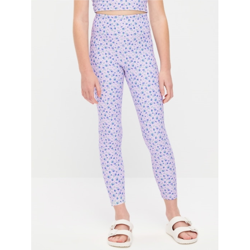 OldNavy High-Waisted PowerSoft 7/8-Length Leggings for Girls