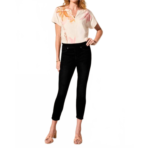 TRIBAL audrey pull-on ankle jegging in black