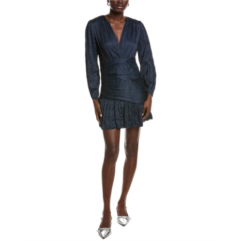 Maje crinkled mini dress