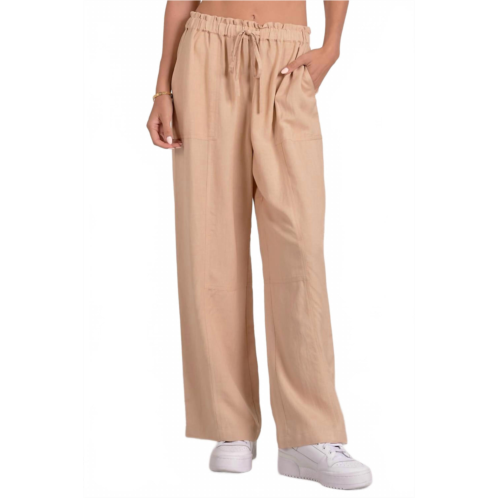 ELAN wide leg pant in sand