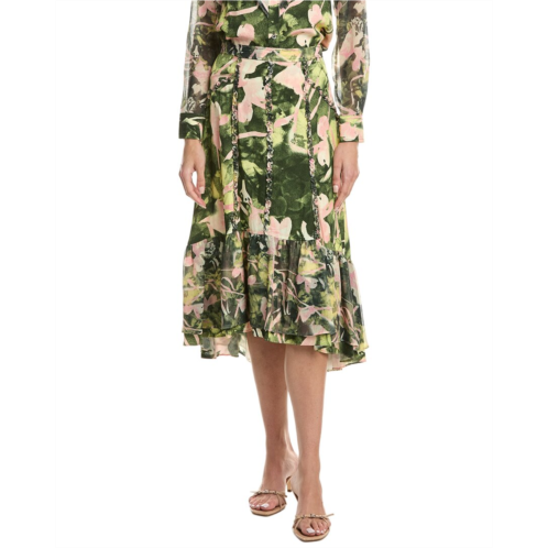 3.1 Phillip Lim floating iris ruffle skirt