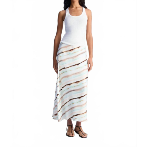 A.L.C. rita skirt in mint multi