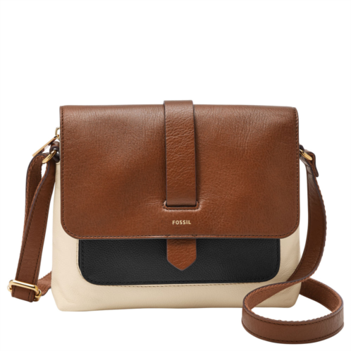Fossil womens kinley leather small crossbody