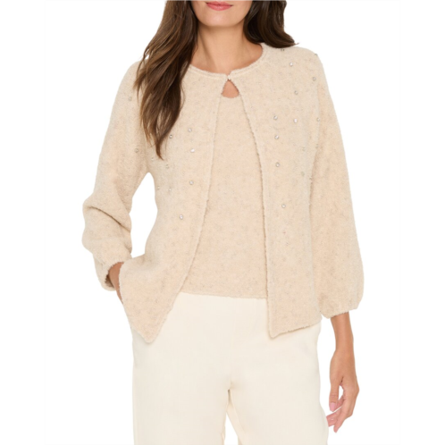 NICZOE cozy lurex nep cardigan