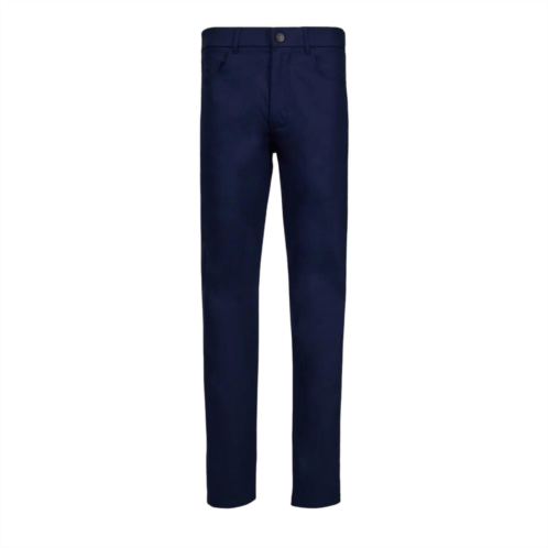 Greyson Clothiers mens wainscott five pocket trouser in maltese blue