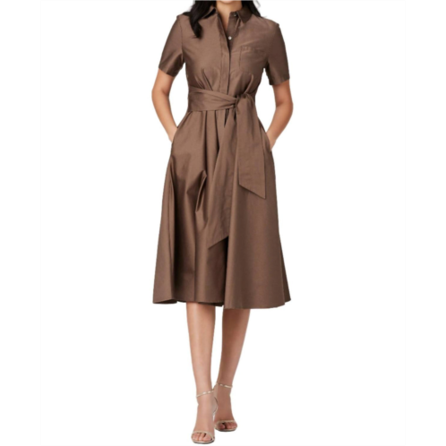 TOCCIN megan midi dress in toffee