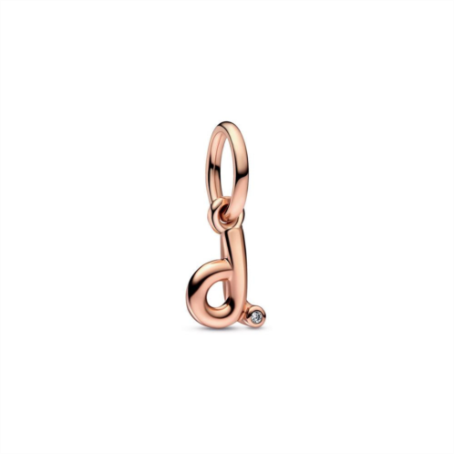 Pandora letter d script alphabet dangle charm