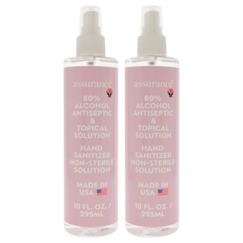 Assurance hand sanitizer non-sterile solution by for unisex - 10 oz hand sanitizer - pack of 2