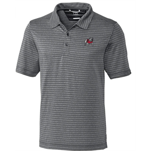 Cutter & Buck MENS georgia polo in gray striped
