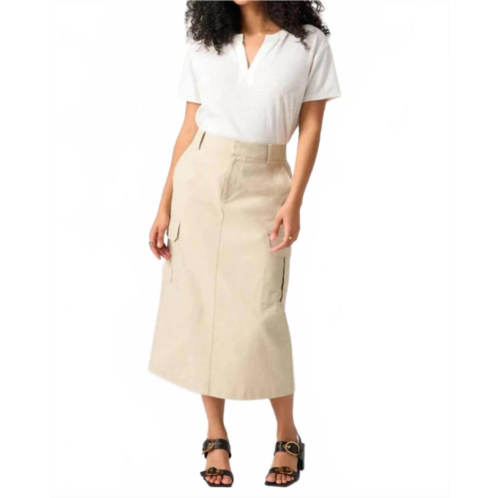 Sanctuary essential cargo skirt in beige