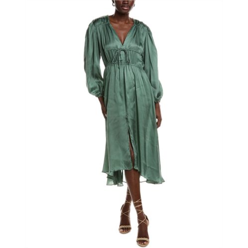 Maje balloon sleeve midi dress