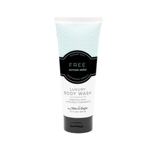 Mixologie luxury body wash/shower gel - free (ocean mist) scent in aqua multi