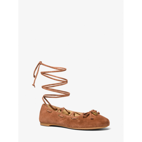 Michael Kors shae flex suede ballet flat