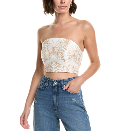 Milly eyelet crop top